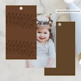 "Monster Truck" - Children's Birthday Party Favor Tags in Lime by Erica Krystek - Back of Card Options