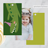 "PPParty" - Children's Birthday Party Favor Tags in Sand by samovilka - Back of Card Options