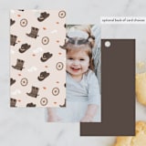 "cowboy party" - Children's Birthday Party Favor Tags in Sand by Jelena Vuletic - Back of Card Options