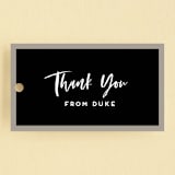 "Hats Off" - Children's Birthday Party Favor Tags in Sugar by Christie Garcia - Front