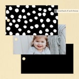 "Hats Off" - Children's Birthday Party Favor Tags in Sugar by Christie Garcia - Back of Card Options