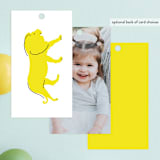 "modern safari party" - Children's Birthday Party Favor Tags in Sun by Phrosné Barwood - Back of Card Options