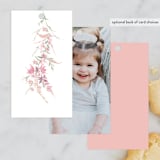 "Meadow" - Children's Birthday Party Favor Tags in Powder by Phrosné Barwood - Back of Card Options