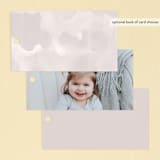 "Luxe script" - Children's Birthday Party Favor Tags in Toffee by Creo Study - Back of Card Options