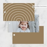 "Confirmation Arch" - Children's Birthday Party Favor Tags in Sugar by FRANI - Back of Card Options