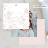 "blushed" - Children's Birthday Party Favor Tags in Peony by Nicoletta Savod - Back of Card Options