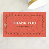 "Barnyard Parade" - Children's Birthday Party Favor Tags in Barn by Kimberly Morgan - Front