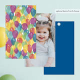 "Disney and Pixar Up! Adventure" - Children's Birthday Party Favor Tags in Sky by Rebekah Canavan - Back of Card Options