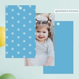 "Disney's Pooh Birthday" - Children's Birthday Party Favor Tags in Cornflower by Snow and Ivy - Back of Card Options