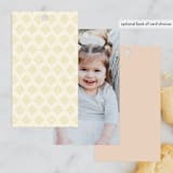 "Disney Princess Tiana's Dress" - Children's Birthday Party Favor Tags in Southern Cream by Kate Ross - Back of Card Options