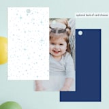 "Disney's Cinderella Bibbity Bobbity" - Children's Birthday Party Favor Tags in Midnight by Itsy Belle Studio - Back of Card Options