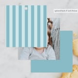 "Disney Cinderella Princess Dress" - Children's Birthday Party Favor Tags in Sky by Megan Cash - Back of Card Options
