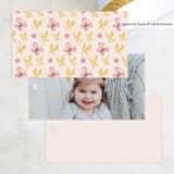 "Magical fiesta" - Children's Birthday Party Favor Tags in Vanilla by Sabrin Deirani - Back of Card Options