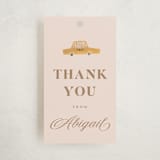 "Painted NYC" - Children's Birthday Party Favor Tags in Petal by Teju Reval - Front