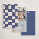 "Painted Mitzvah" - Children's Birthday Party Favor Tags in Butter by Teju Reval - Back of Card Options