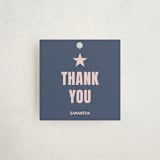 "Cinema Celebration" - Children's Birthday Party Favor Tags in Rose by Diane Pearse - Front