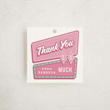 "Las Vegas" - Children's Birthday Party Favor Tags in Cotton Candy by Claudia Orengo - Front
