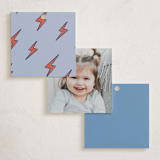 "Pop Art" - Children's Birthday Party Favor Tags in Comic Pop by Vera Lim - Back of Card Options