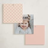 "To the Disco" - Children's Birthday Party Favor Tags in Candy by Creo Study - Back of Card Options