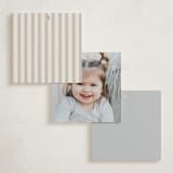 "the sign" - Children's Birthday Party Favor Tags in Sky by Vera Lim - Back of Card Options