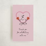 "Rose Crest" - Children's Birthday Party Favor Tags in Classic by mo kelley - Front