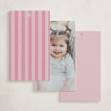 "Rose Crest" - Children's Birthday Party Favor Tags in Classic by mo kelley - Back of Card Options