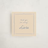"Framed Star of David" - Children's Birthday Party Favor Tags in Sky by Stephanie Heinrich Godbout - Front