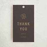"Gilded NYC" - Children's Birthday Party Favor Tags in Beetle by Teju Reval - Front