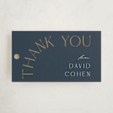 "The Bar Mitzvah" - Children's Birthday Party Favor Tags in Ocean by Pixel and Hank - Front