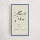 "Formal Elegance" - Children's Birthday Party Favor Tags in Cerulean by Morgan Kendall - Front