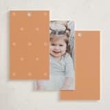 "License Plate" - Children's Birthday Party Favor Tags in Citrus by taylorVdesign - Back of Card Options