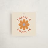 "Sweet Rollin'" - Children's Birthday Party Favor Tags in Blush by Kiersten Garner - Front