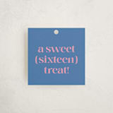 "Text" - Children's Birthday Party Favor Tags in Bubblegum by Megan Davis - Front