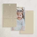 "Headliner" - Children's Birthday Party Favor Tags in Ink by Claire - Back of Card Options