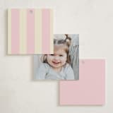 "Baroque Beauty" - Children's Birthday Party Favor Tags in Petal by Charter Oaks Creative - Back of Card Options