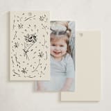 "QuinceañeraParty" - Children's Birthday Party Favor Tags in Sand by samovilka - Back of Card Options
