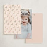 "Quinceanera garden" - Children's Birthday Party Favor Tags in Blush by Creo Study - Back of Card Options