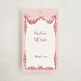 "Bonjour Bebe" - Children's Birthday Party Favor Tags in Carnation by Itsy Belle Studio - Front