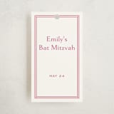 "Beaufort" - Children's Birthday Party Favor Tags in Peony by Megan Davis - Front