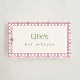 "delicate rattan" - Children's Birthday Party Favor Tags in Peony by Ellen Schlegelmilch - Front