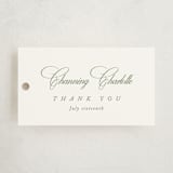 "Chic Script" - Children's Birthday Party Favor Tags in Garden by Kelly Schmidt - Front