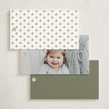 "Walden" - Children's Birthday Party Favor Tags in Fern by Megan Davis - Back of Card Options