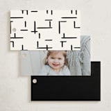 "Cursive" - Children's Birthday Party Favor Tags in Snow by AK Graphics - Back of Card Options