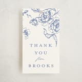 "Dreamy Toile" - Children's Birthday Party Favor Tags in Blueberry by Teju Reval - Front