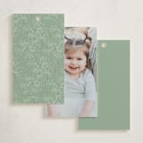"Safari" - Children's Birthday Party Favor Tags in Palm by Jenna Holcomb - Back of Card Options