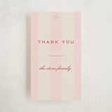 "Campania" - Children's Birthday Party Favor Tags in Fragola by Megan Davis - Front