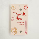"That's Amore." - Children's Birthday Party Favor Tags in Chili Pepper by Jenna Holcomb - Front