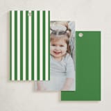 "Derby Party" - Children's Birthday Party Favor Tags in Bubblegum by Ashlee Townsend - Back of Card Options