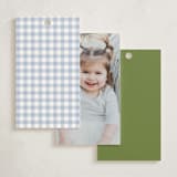 "Locally Grown Sketch" - Children's Birthday Party Favor Tags in Meadow by Jenna Holcomb - Back of Card Options