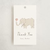 "bananella" - Children's Birthday Party Favor Tags in Sugar by chocomocacino - Front